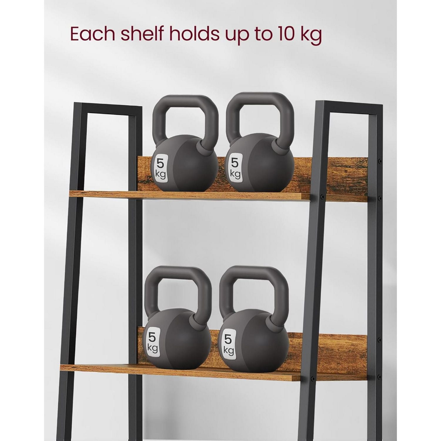 Boutique Home 5-Tier Narrow Ladder Book Shelf, Size 2