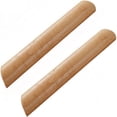 thumbnail image 1 of Tiradores de madera en forma de abanico para cajones, juego de 10, para armarios y muebles, distancia entre centros de 192 mm, incluye tornillos, 1 of 5