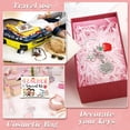 thumbnail image 4 of 12 Pcs Teacher Appreciation Gift Set 6 Teacher Kit Makeup Cosmetic Bags and 6 Keychains Back to School Gifts Graduation Valentines (Vivid Style), 4 of 7