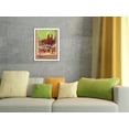 thumbnail image 4 of Rome Italy - Trinità dei Monti - SAS Scandinavian Airlines System - Vintage Airline Travel Poster by Otto Nielsen c.1959 - Fine Art Rolled Canvas Print 16in x 20in, 4 of 4