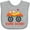 AC-Heather Grey, variant on Inktastic Dune Buggy Car Kids Boys Baby Bib