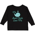thumbnail image 3 of Inktastic My Aunt and Uncle Love Me Whale Boys or Girls Long Sleeve Toddler T-Shirt, 3 of 5
