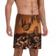 thumbnail image 2 of Balery Coffee Beans Pantalones cortos de pijama de punto de algodón para hombre con cinturilla y bolsillos-X-Large, 2 of 6