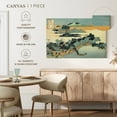thumbnail image 5 of Elephant Stock Bamboo Hedge At Kumemura Wall Art - Horizontal Canvas Wall Art - Living Room Wall Decor - Nature Canvas - Green And Blue Decor By Hokusai - 30" x 20", 5 of 8