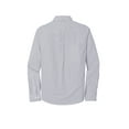thumbnail image 4 of Port Authority W644 Broadcloth Gingham Easy Care Shirt, Gusty Grey/ White, M, 4 of 4