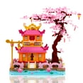 thumbnail image 3 of LHCX Cherry Bonsai Tree Building Sets For Girls, Mini Building Blocks Of Cherry Blossom Bonsai Tree Kit,Mini Bricks Sakura Tree House, Good Gift Choice For Kids And Adults, 3 of 5
