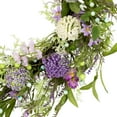 thumbnail image 6 of Northlight Lavender and Allium Spring Wreath - 28" - Purple, 6 of 6