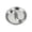 Silver 2 spaces - 2PC, variant on Moonsky 5.5 In Round Divided Sauce Dish Thickened Stainless Steel Condiment Server Multi Compartment Seasoning Plate for Professional Home Kitchen Dining