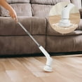 thumbnail image 3 of Fregadora giratoria eléctrica | 6 cabezales de cepillo reemplazables | Mango de extensión ajustable | Rotación de alto par de 360 grados | Diseño resistente al agua | Limpiador ligero de bañera y, 3 of 7