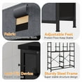 thumbnail image 6 of Dresser for Bedroom,12 Dressers & Chest of Drawers with Side Pockets,Tall Fabric Storage Dresser for Bedroom, Closet, Nursery,Hallway, Entryway,Metal Frame, Wood Top, 6 of 7