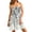 2#Multicolor, variant on JoveMarine Summer Dresses for Women - Floral Casual Elasticated Strapless Sleeveless Flowy Pleated Midi Boob Tube Swing Sundress for Beach,Dark Green L