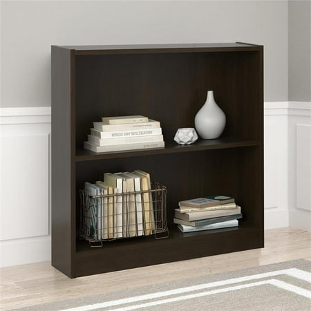 Ameriwood Home Hayden 2 Shelf Bookcase in Espresso