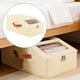 thumbnail image 5 of Organizador de gorras de béisbol, vitrina, contenedor con asa, apilable Beige, 5 of 9