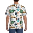 thumbnail image 2 of Rocae Back To School A for Men's Moisture-Wicking Crew Tee - T-Shirt for Sports, Outdoor Activities, and Casual WearXX-Large, 2 of 9