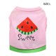 thumbnail image 3 of Billuyoard Ropa Camisa Chalecos de algodón de verano Sudaderas con capucha de letras de sandía Disfraces impresos Chaqueta elástica redonda Perros Ropa para mascotas rosa verde L Billuyoard PT003726-04B, 3 of 6
