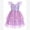 Rainbow Purple, variant on IBTOM CASTLE Toddler Baby Girls Shiny Butterfly Tutu Dress Princess Birthday Party Pageant Flower Girl Wedding Tulle Dresses 2-6T Purple