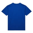 thumbnail image 3 of Men's Mitchell & Ness Blue New York Knicks Hardwood Classics Neon Nights Premium T-Shirt, 3 of 5