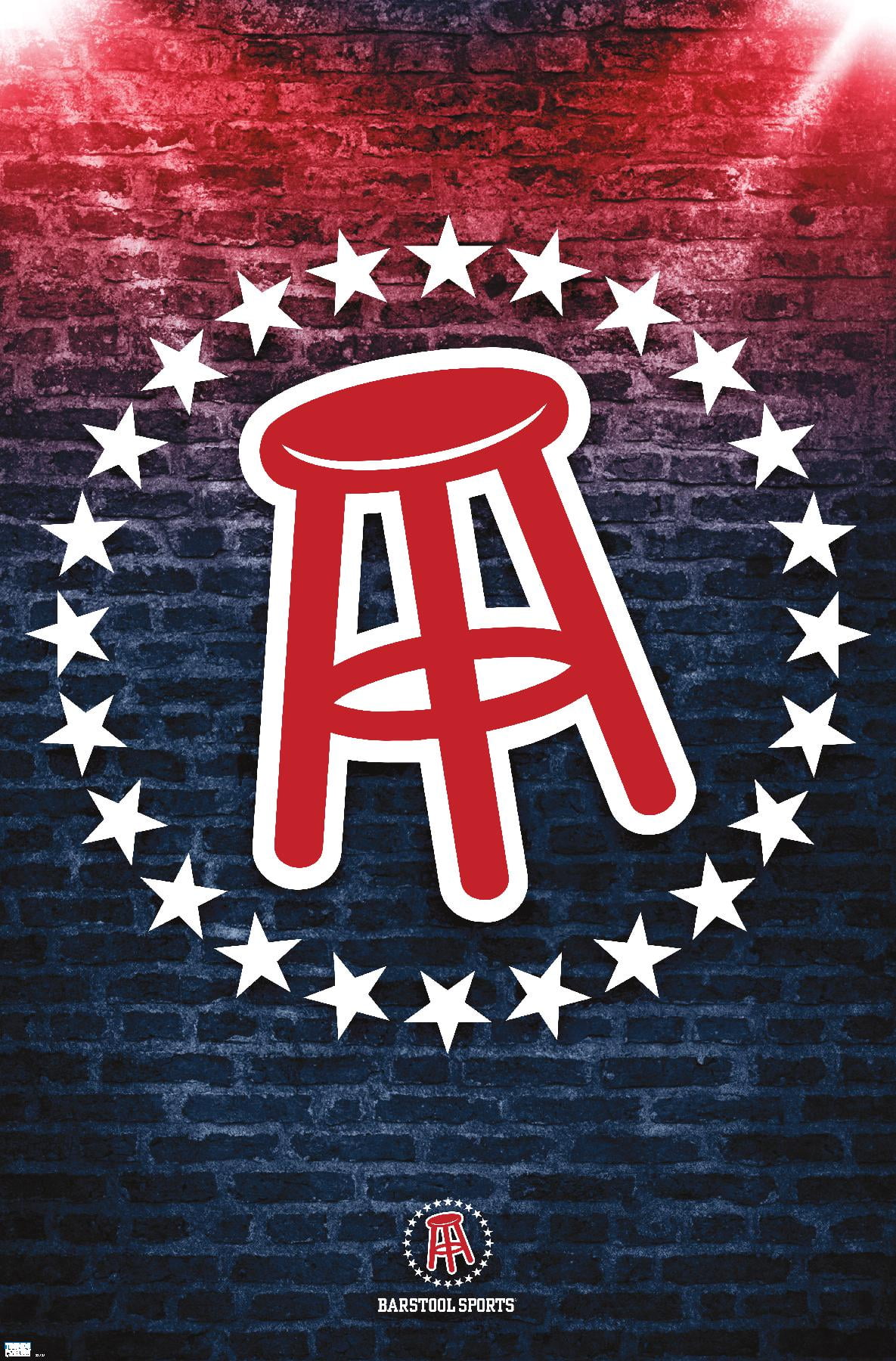 Barstool Sports Logo Wall Poster, 22.375" x 34"