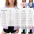 thumbnail image 3 of Casual Girls Full Face Hood Sun Coat Solid Color Comfortable Daily Beach Cycling Lightweight Outdoor Sun Jacket for Kids Size 3T, 3 of 4