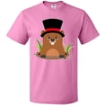 thumbnail image 3 of Inktastic Groundhog Day with Groundhog in Top Hat T-Shirt, 3 of 5
