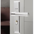 thumbnail image 1 of Manija de puerta antirrobo para habitación silenciosa, manija de Puerta del dormitorio, cerradura de manija a presión, cerradura de puerta de acero inoxidable A03, 1 of 5