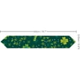 thumbnail image 3 of SKYSONIC Table Cloth Runner Clover Garland and Fireworks Table Runners 13x90in for Kitchen Dinner Table Party Holidays, 3 of 3