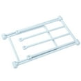 thumbnail image 2 of Adjustable Foldable PP Kitchen Organizer: Multifunctional Countertop Rack for Towels & Cups, No-Drill Installation, Space-Saving Design, Suitable for Kitchen/Canteen/Restaurant, Grey Color, Compact, 2 of 5