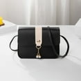 thumbnail image 2 of Crossbody Bags for Women Small Purse Messenger Bag Fashion Cross Body Handbags Vegan Leather Buckle Shoulder Bag Black, 2 of 5