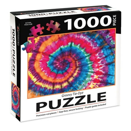 Lang Jigsaw Puzzle 1000 Pieces-Groovy Tie-Dye
