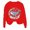 100Red601, variant on XAOFW Girls Boys Marine Animal Prints Long Sleeve Crew Neck Sweatshirts Loose Fit Casual Pullover For Toddler Kids Versatile Tops 3-4 Years