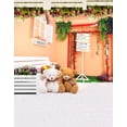 thumbnail image 1 of BSDHOME Polyester 5x7ft Cute Bear Flowers Photography Backdrops Photo Props Studio Background, 1 of 2