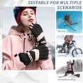 thumbnail image 2 of Ski Gloves Snow Gloves for Men Women,Waterproof Warm Insulated Touchscreen Sports Gloves for Winter Skiing Snowmobile, 2 of 7