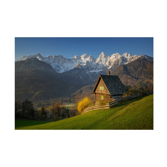 Canvas Wall Art - Ales Krivec 'Idyllic Scenery' Wall Art for Living Room, Bedroom, or Office D?cor by Trademark Fine Art - 19 x 12 Inches