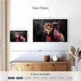 thumbnail image 4 of Elephant Stock Cow Abstract Wall Art - Horizontal Canvas Wall Art - Living Room Wall Decor - Animal Canvas - Black And Gray Decor - 12" x 8", 4 of 8