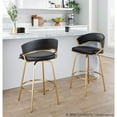thumbnail image 6 of LumiSource Jie Fixed-Height Counter Stool - Set of 2, 6 of 11