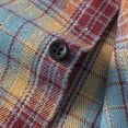 thumbnail image 5 of Aloohaidyvio George Mens Flannel Shirts Long Sleeve Flannel Shirt for Men Casual Button Down Cotton Shirt, 5 of 5