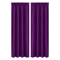 Blackout Curtains for Bedroom – Thermal Insulated,Noise Reducing Room Darkening Rod Pocket Curtains Solid Colour Curtains for Living Room, Kitchen, Set of 1 Panels, 42 x 72 inch Long
