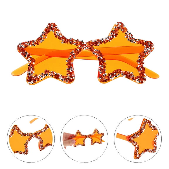 TAILTOSS 1Set Star Shaped Sunglasses For Men With Cool Design And Trendy Style 11.8X5.5X2.8In