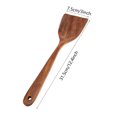 thumbnail image 3 of Espátula de madera, Espátula de madera natural Turner Pala frita Utensilios de cocina Pala Pala Espátula de madera para cocinar(34 * 8.5cm) madera espátula Higoodz Cocina, 3 of 7