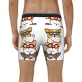 thumbnail image 4 of Rateoe Corgi Dog2 Print Men’s Underwear Boxer Briefs Soft Comfortable Underwear Boxer Briefs, Long Leg Briefs,Anti-chafing Boxer Briefs, 4 of 7