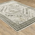 thumbnail image 4 of Avalon Home Gracie Traditional Medallion Area Rug, 3'10" X 5'5", Ivory/ Gray, 4 of 10