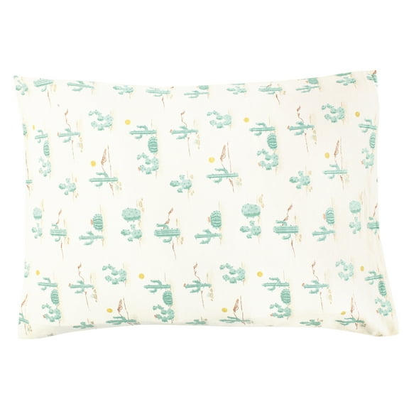 Hudson Baby Cotton Toddler Pillow Case, Desert Cactus, One Size
