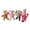 4 color(2), variant on PetLike 2-Pack Squeaky Plush Dog Toy, Raccoon & Fox Interactive Chew, Durable Tug & Fetch for Dogs