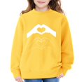 thumbnail image 5 of Ruyang Boys Cute Heart Sweatshirt Girls Valentine's Day Pullover Sweatshirts Winter Crewneck Oversized Trendy Hoodies, 5 of 6
