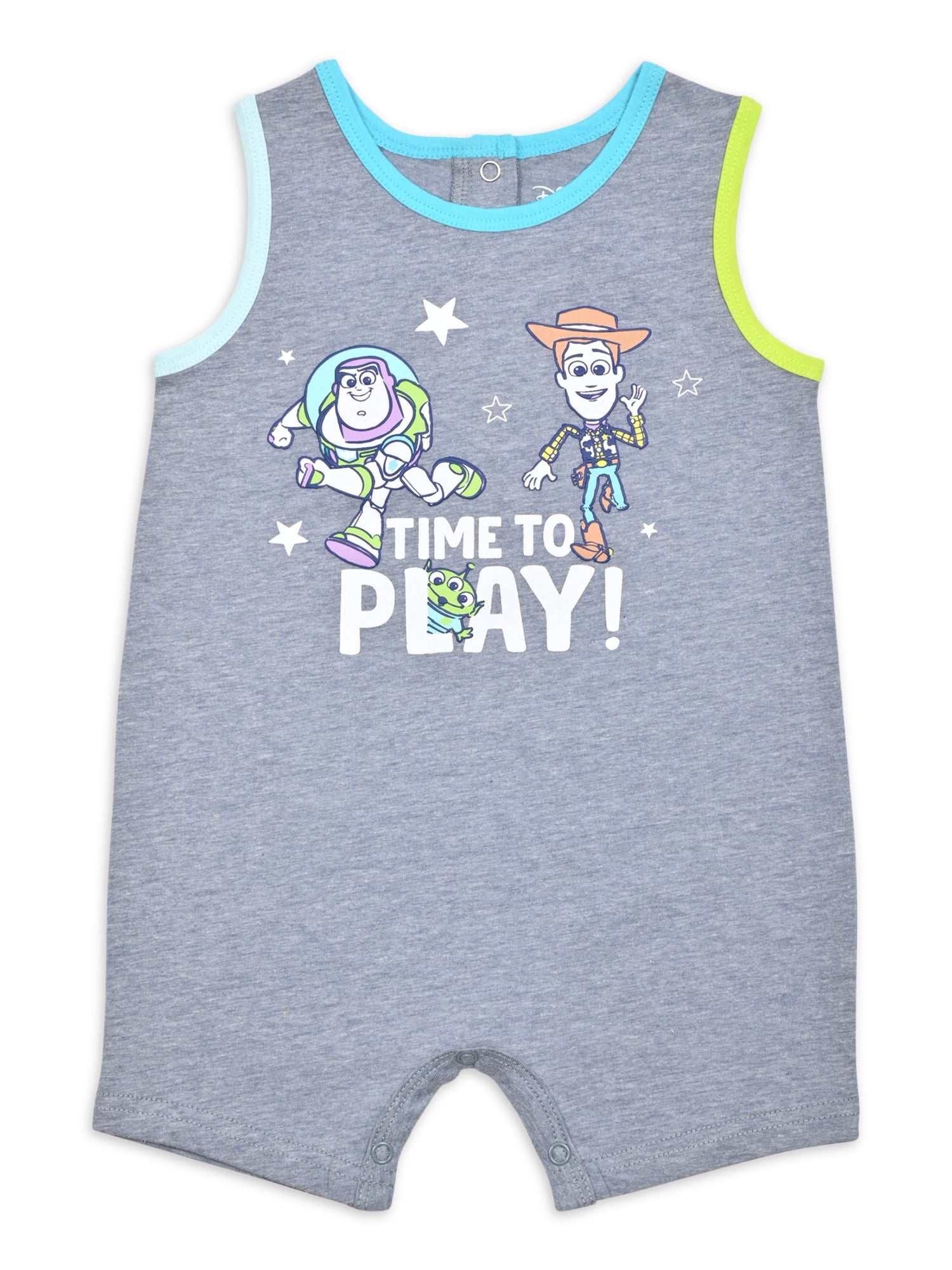 Toy Story Baby Boy Romper, 2 Pack, 0/3 Months-24 Months