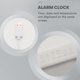 thumbnail image 5 of Reloj digital LED shaofei con calendario perpetuo blanco, 5 of 5