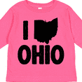 thumbnail image 4 of Inktastic I Love Ohio with State Silhouette Boys or Girls Long Sleeve Toddler T-Shirt, 4 of 5