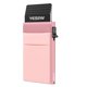 thumbnail image 1 of Cartera delgada YESIIW con bloqueo RFID para tarjetas, rosa flor, 1 of 7