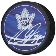 Auston Matthews Toronto Maple Leafs Autographed 2022-23 Reverse Retro Hockey Puck - Fanatics Authentic Certified