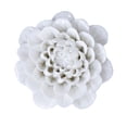 thumbnail image 1 of Arte de pared de flores de cerámica 3D colgantes, flores de porcelana, fácil instalación, decoración artística Peonía de pétalos redondos, 1 of 9